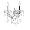 Elegant Lighting 2800W2C/RC Maria Theresa 16" 2-Light Wall Sconce, Chrome Finish with Clear Royal Cut Crystal - 3 of 4