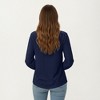 Anna-Kaci Women's Long Sleeve Eyelet Embroidered Top with V-Neckline and Ruffle Cuffs - 2 of 4