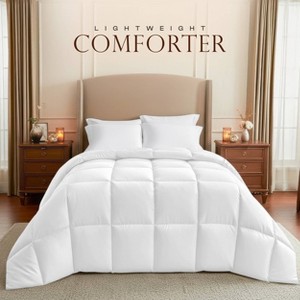 Utopia Deals Queen Comforters All Season Duvet Insert White - 1 of 4