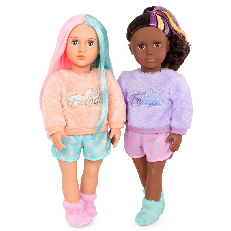Our Generation Lumi &#38; Isabel 2 Best Friends 18&#34; Slumber Party Dolls, 1 of 7