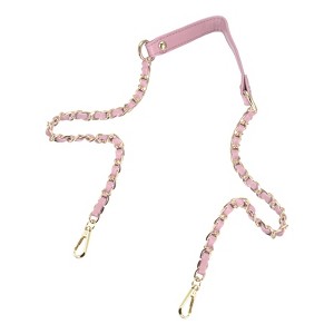 Unique Bargains Metal Corrosion-Resistant PU Leather Purse Flat Chain Strap - 1 of 4