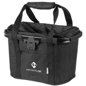 M-Wave Utrecht Folding Handlebar Bag, Black - 1 of 4