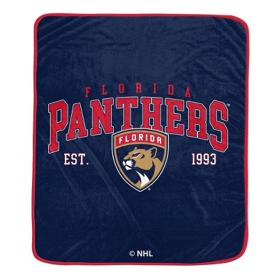 NHL Florida Panthers Vintage Arch Block Ultra Soft Blanket