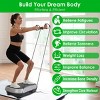 SEVOBAL Home Gyms Vibration Exercise Machine with Resistance Bands and Magnetic Stones for Weight Loss, Gray, 18.9"*6.3"*14.57" - 3 of 4