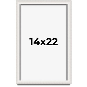 PosterPalooza | Shadow Box 1.5" Depth Silver Picture Frame - UV Acrylic, Backing, Hanging Hardware - 1 of 4