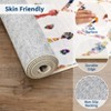 Modern Washable Area Rug, Geometric Pattern Bedroom Carpet with Non Slip Backing, Low Pile Stain Resistant Floor Carpet, Colorful - 4 of 4