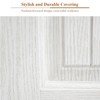 SpassWay 36"W*80"H 2-Panel Exterior Prehung Front Entry Door Primed Interior Fiberglass Entrance Door - 4 of 4