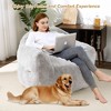 Large Bean Bag Chair for Adults, Lazy Sofa Upholstered Floor Sofa Soft Plush Chair Bean Bag Couch for Living Room Bedroom - 2 of 4