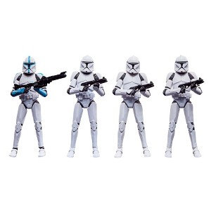 Hasbro Star Wars 3.75 Inch Action Figure 4-Pack | Phase I Clone Troopers - 1 of 4