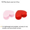 Unique Bargains Multifunctional Office Picture Heart Paper and Bag Clips 10 Pcs - 3 of 4