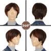 Alilang 11 Inch Short Layered Pixie Cut Wigs for Women Synthetic Layered Highlight Wigs with Bangs for Styling - 4 of 4