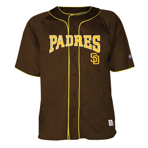 MLB San Diego Padres Men's Button-Down Jersey - M