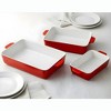 Kook Ceramic Baking Dishes, Set of 3 - 4 of 4