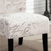 NicBex Polyester Accent Chair,Upholstered Living Room Chairs with Mid-Height Backrest,Modern Armless Chair,Accent Chairs for Living Room - 4 of 4