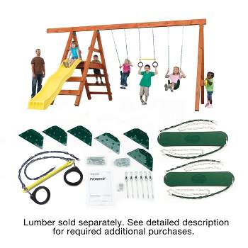 Swing-N-Slide Pioneer Custom DIY Playset Hardware Kit (lumber not included)