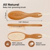 KeaBabies Baby Hair Brush, Oval Cradle Cap Brush, Soft Baby Brush for Infant, Newborn Hairbrush for Girls, Boys, Baby Scalp Brush (Oval) - 2 of 4