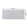 Home Weavers Orion Collection 100% Cotton Bathroom Rug, Non Slip Bath Mat Water Absorbent Soft Shaggy Mat Machine Washable - 3 of 4