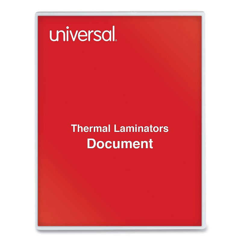 Universal Clear Laminating Pouches 3 mil 9 x 11 1/2 25/Pack 84620, 5 of 6