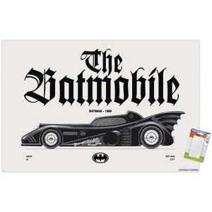 Trends International DC Comics Batman: 85th Anniversary - The Batmobile 1989 Unframed Wall Poster Prints - 1 of 4