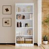 Lyngins Solid Wood Tall Cabinets with Adjustable Shelves, 5-Tier Bookcase, Versatile Storage Cabinet & Display Cabinet, Free Standing Storage Shelves - 2 of 4