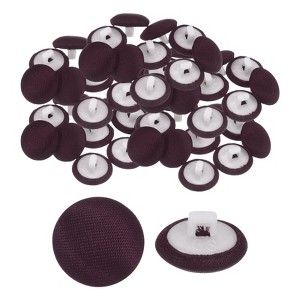 Unique Bargains Bridal Wedding Dress Suit DIY Satin Shiny Sewing Buttons 50 Pcs - 1 of 4