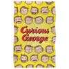 Kids' Curious George Heads Silky Touch Blanket White 36X58 - 2 of 4