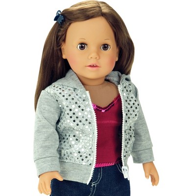 Sophia's - 18" Doll - Sequin Hoodie