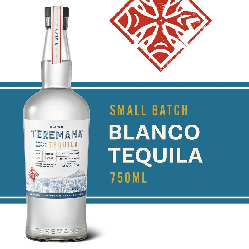 Teremana Blanco Tequila - 750ml Bottle, 2 of 10