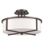 Livex Lighting Wesley 3 - Light Semi-Flush Mount in  Bronze - 2 of 4