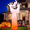 SEVOBAL 12FT Halloween Party Decorations Set All-Purpose Halloween Ornaments Multi-Scene Holiday Vibe for Gatherings Displays, White, 45"*30"*30" - 2 of 4