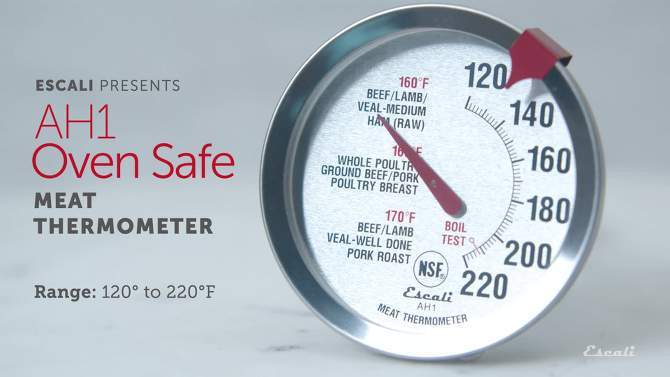 Escali Escali Oven Safe Meat Thermometer, 2 of 9, play video