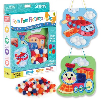 Creativity for Kids' Pom Pom Pictures Transportation