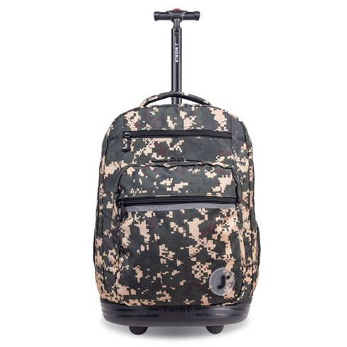 Camo hotsell rolling backpack