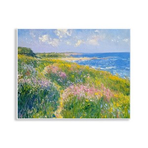 Stupell Industries Impressionist Smudged Coast Wall Plaque Art - 1 of 4