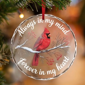 Christmas Ornament 2025 Remembrance Ornament for Loss of Loved One Forever in My Heart Bereavement Gift Sympathy Keepsake - 1 of 4