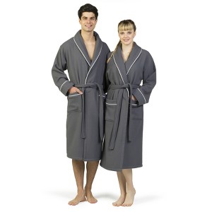 Waffle Terry Bathrobe - Linum Home Textiles - 1 of 3