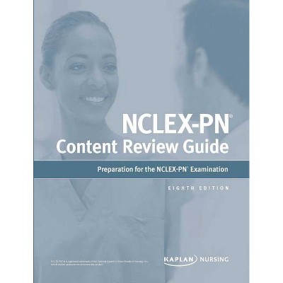 Nclex-PN Content Review Guide - (Kaplan Test Prep) 8th Edition by  Kaplan Nursing (Paperback)