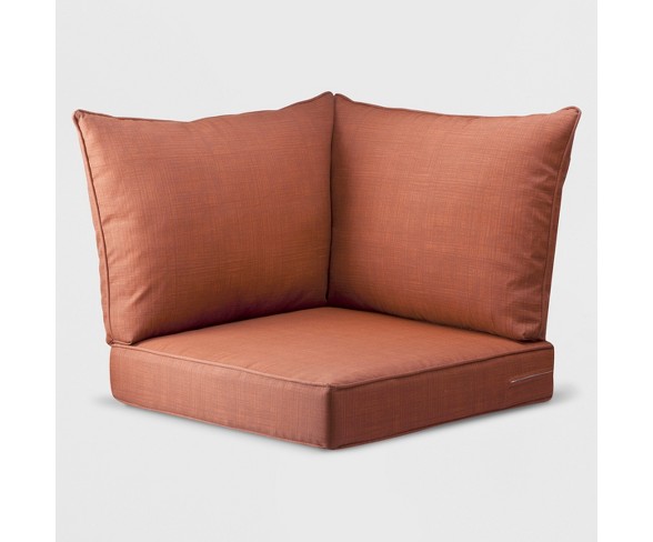 Madaga 3pc Outdoor Corner Sectional Replacement Cushion Set Red - Grand Basket