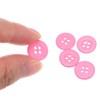 Unique Bargains Resin Snap Fastener Round Flat 4-Hole Sewing Buttons 10 Pcs - 4 of 4