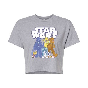 Women's - Star Wars - Easter Logo -Juniors Cropped Graphic T-Shirt Cropped Graphic T-Shirt - 1 of 4