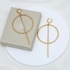 14K Gold/Silver Plated High Polish Earrings | Cute Aesthetic for Women - 4 of 4
