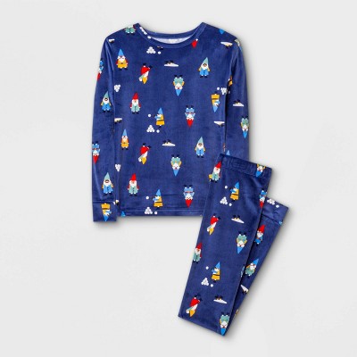 Kids' Gnomes Print Pajama Set - Cat & Jack™ Navy