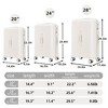 Kumasinova 3Pcs ABS Spinner Luggage Sets,20"24"28"Hardshell Suitcases with TSA Lock,Airline-Approved Checked Luggage Travel Set - 2 of 4