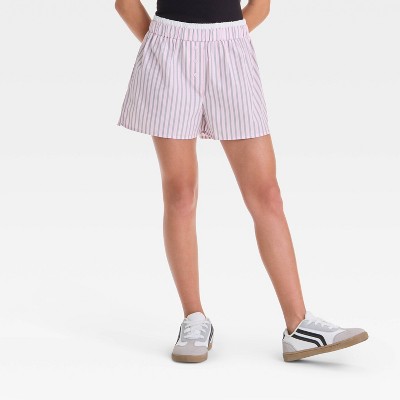 Girls' Double Waistband Pull-On Boxer Shorts - art class™