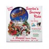 Sunsout Santa's Snowy Ride 1000 pc Special Shape Christmas Jigsaw Puzzle 95302 - 3 of 4