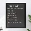 Merrick Lane Wall Mount Magnetic Chalkboard Sign with Eraser, Hanging Wall Chalkboard Memo Board - 2 of 4