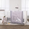 Little Love by NoJo Dream Big Little Elephant Grey Super Soft Changing Pad Cover - 3 of 3