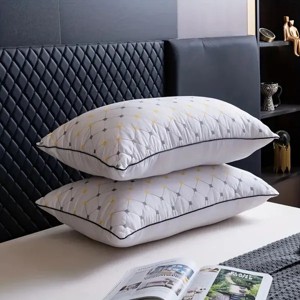 Racxily Luxury Hotel-Grade Neck Support Pillow-QUEEN, 1pack Hotel Collection Bed Pillows - 1 of 4