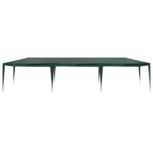 vidaXL Outdoor Party Tent - PE Green, UV and Water Resistant, Steel Frame, Perfect for Celebrations, Garden Gazebo, Easy Assemble, 9.8' x 29.5 - 1 of 4