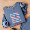Simply Sage Market America Cherries Stripe Lightweight Garment Dyed Sweatshirt - 3 of 4